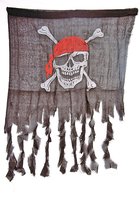 Versleten Piratenvlag - 90 x 60 cm - Piraat - Een Stuk