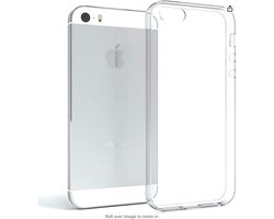 hoesje geschikt voor iphone 5c - 5s/se/ hoesje case siliconen transparant