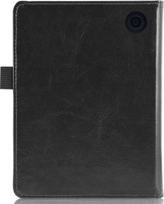 Hoes geschikt voor Kobo Sage - Book Case Premium Sleep Cover Kunstleer Hoesje met Auto/Wake Functie - Zwart van Merkloos — afbeelding 3