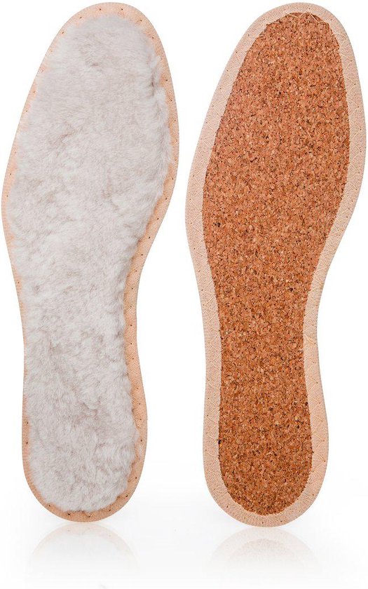 Semelle intérieure Springyard Therapy Wool - laine d'agneau douce et chaude - pour les journées froides - pointure 45