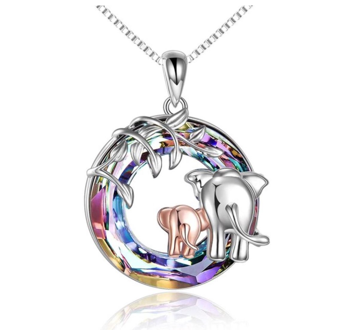 Ketting met hangertje olifantjes