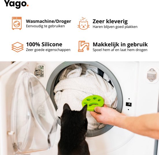 12 stuks vangt haren van de wasmachine voor huisdieren