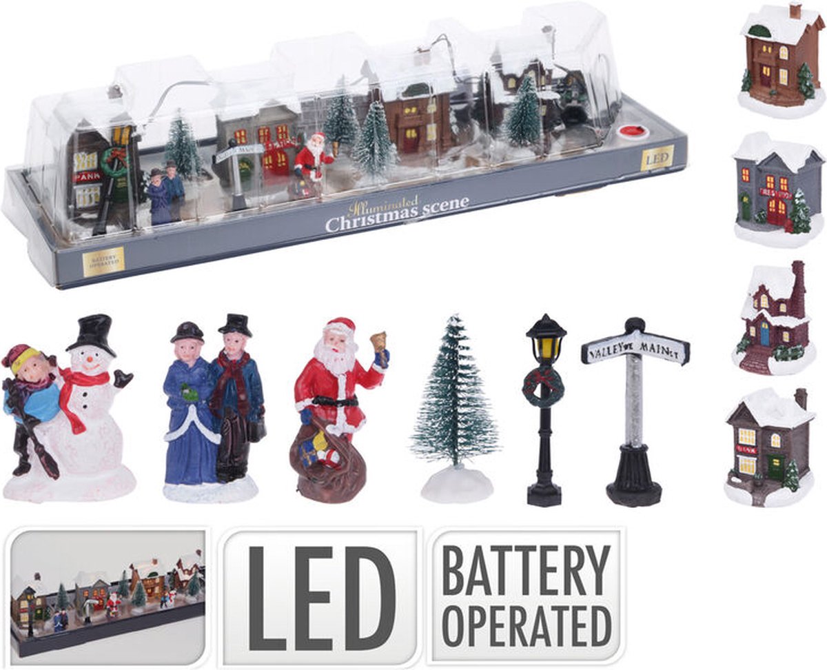 Figurine Village De Noel Pas Cher
