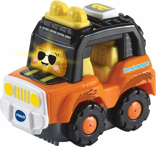 VTech Toet Toet Auto's Ted Terreinwagen - Speelgoed Auto - Interactief Speelgoed - met Geluidseffecten & Liedjes - Babyspeelgoed 1 Jaar tot 5 Jaar