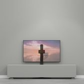 Cavus Hybrid 120B - Support mural TV - Télévision suspendue sans perçage - Convient pour TV jusqu'à 65 pouces jusqu'à 25 kg - VESA 100x200 - 200x100