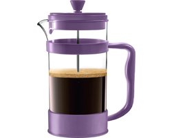 French Press koffiezetapparaat- draagbare cafetière met drievoudige filters- hittebestendig glas met roestvrijstalen behuizing- grote karaf- 1000 ml