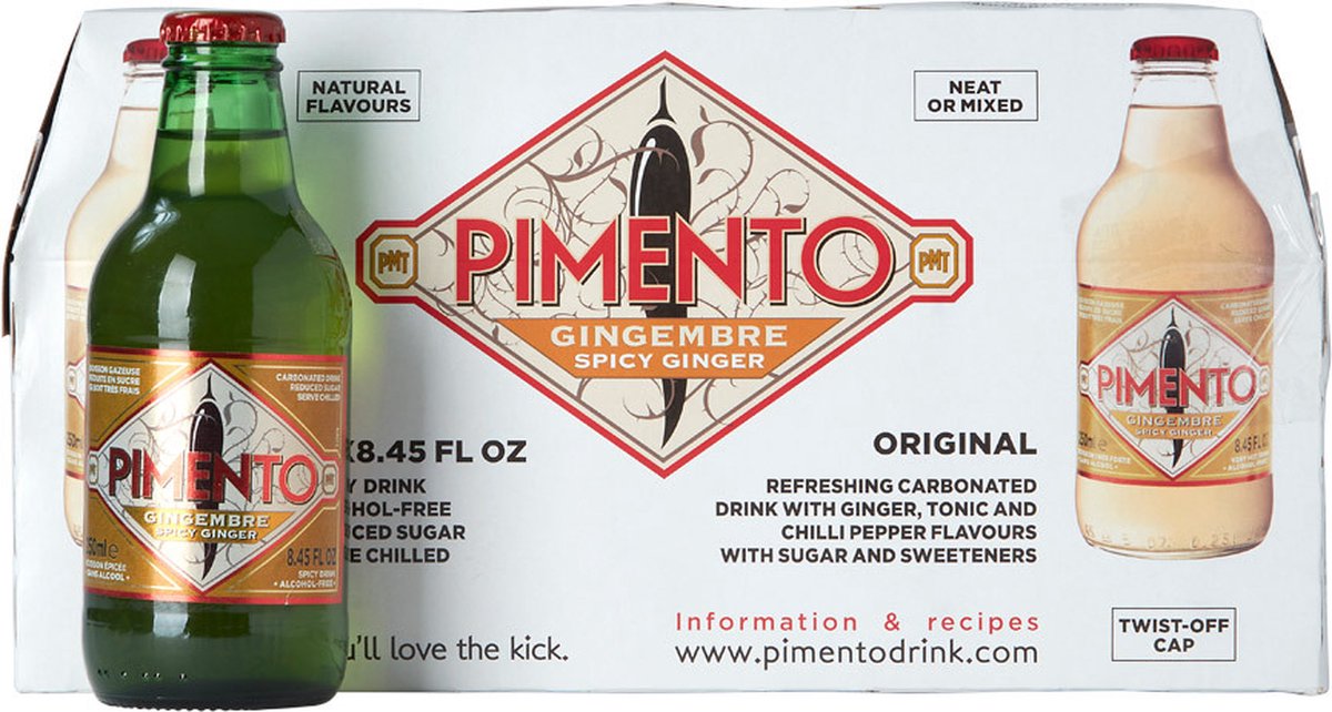 Pimento Spicy Ginger dubbelpack 20 stuks