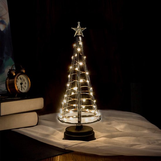 Sapin de Noël pliable, 250 LED blanc chaud sur fil de cuivre. Décorez votre  maison ou... | bol.com