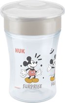 NUK Magic Cup-drinkbeker | 360° lekvrije drinkrand | 8+ maanden | BPA-vrij | 230 ml | Tijger (blauw) | 1 stuks