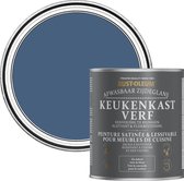 Rust-Oleum Donkerblauw Keukenkastverf Zijdeglans - Inktblauw 750ml