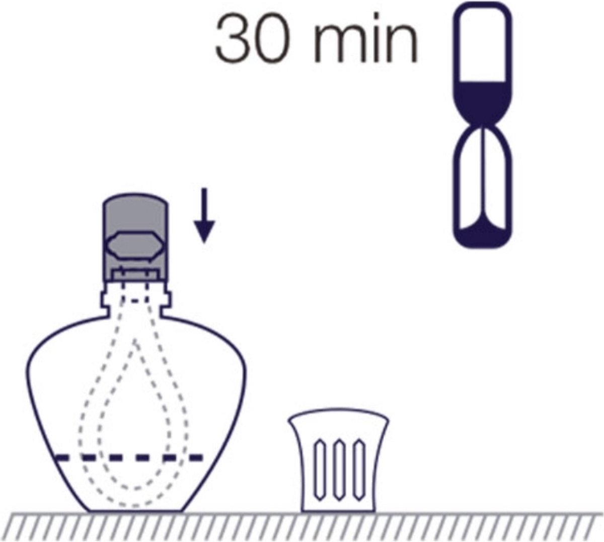 Losse lont met steen replacement wick and stone van het merk