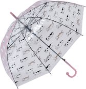 Juleeze Paraplu Volwassenen Ø 60 cm Roze Kunststof Katten Regenscherm