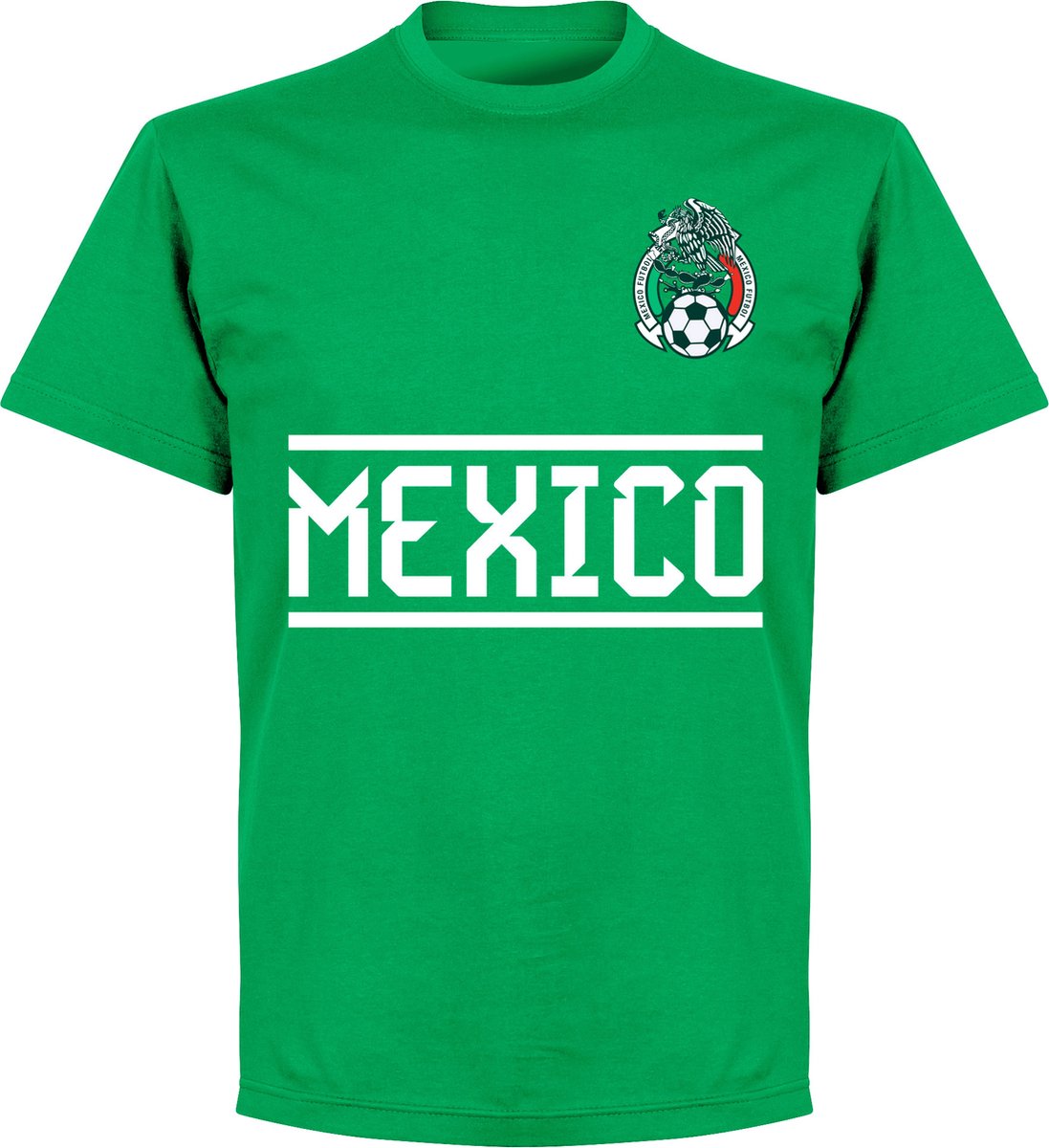 1097x1200.jpg Mexico Team T-Shirt - Groen - Kinderen - 152 - Afbeelding 1
