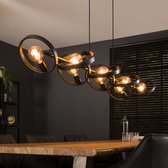 LifestyleFurn Suspension 'Homer' 8 lampes, couleur Anthracite