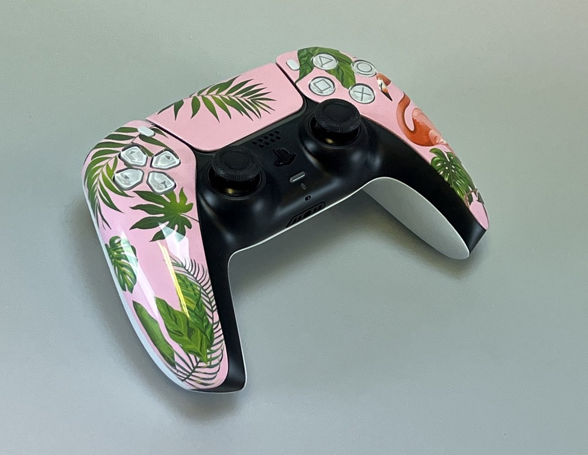 Sony PS5 Dualsense draadloze controller - Flamingo - Custom controller
