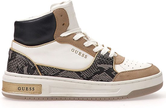 Guess Tullia Dames Sneakers - White Roccia - Maat 37