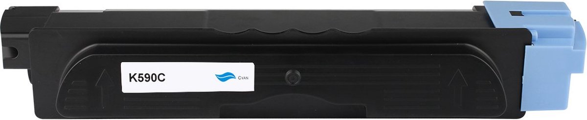 Kyocera TK-590C Toner Cyaan 5000 Pagina's - Huismerk Compatible - ECOSYS M6026cdn M6026cidn M6526cdn M6526cidn P6026cdn FS-C2026 FS-C2126 FS-C2526 FS-C2626 FS-C5250DN - TK-590C compatible TK-590C alternatief