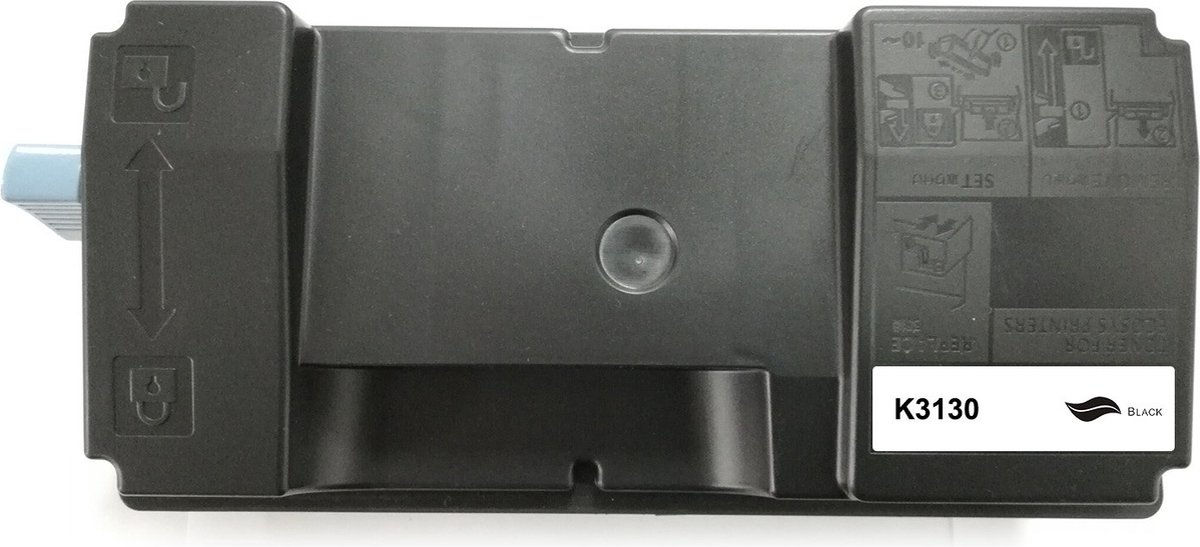 Kyocera TK-3130 - Toner Zwart - 25000 pagina's - Huismerk Compatible - Geschikt voor Kyocera Ecosys M3550idn Kyocera Ecosys M3560idn Kyocera FS-4200DN Kyocera FS-4300D - K3130 alternatief - Kyocera toner