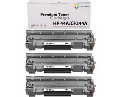 Toners-kopen.nl HP CF244A Toner Zwart 3-pack - 3.000 pagina's totaal - Huismerk Compatible - Geschikt voor HP LaserJet Pro M15 HP LaserJet Pro M15a HP LaserJet Pro…