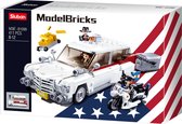 Sluban - Amerikaanse Overvallers wagen - Model Bricks M38-B1099