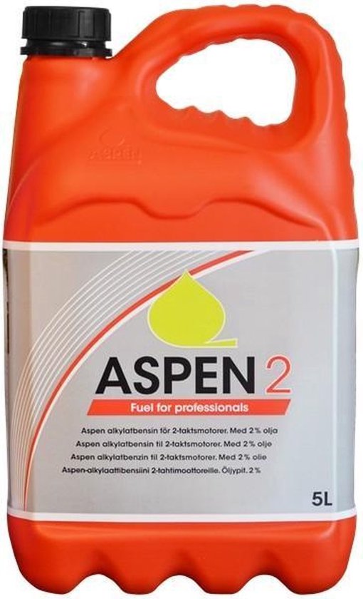 Aspen 2 FRT 5 liter schone alkylaatbenzine voor tweetaktmotoren - Garden Select