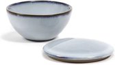 Serax Pascale Naessens Pure bowl met deksel D8.5cm H5cm blauw