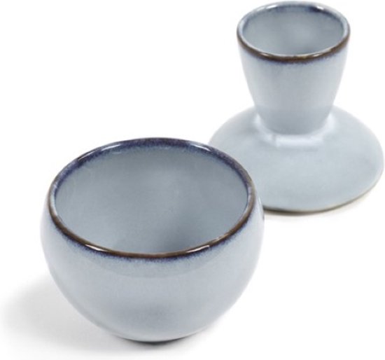 Serax Pascale Naessens Pot Pure avec couvercle D12cm H14cm bleu