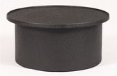 Ronde salontafel - bijzettafel zwart - salontafel 71 cm