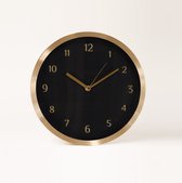 HOOMstyle Horloge Murale Extra Luxe - cadre métal doré - 30 cm
