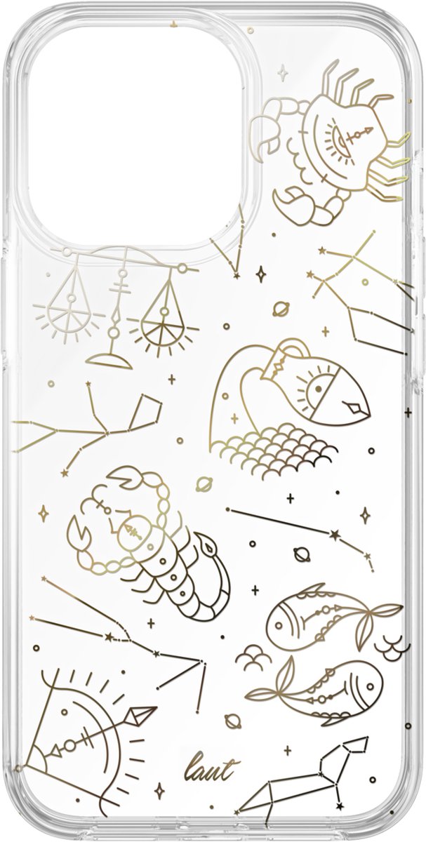 Laut Horoscope sterrenbeelden hoesje voor iPhone 13 Pro - transparant