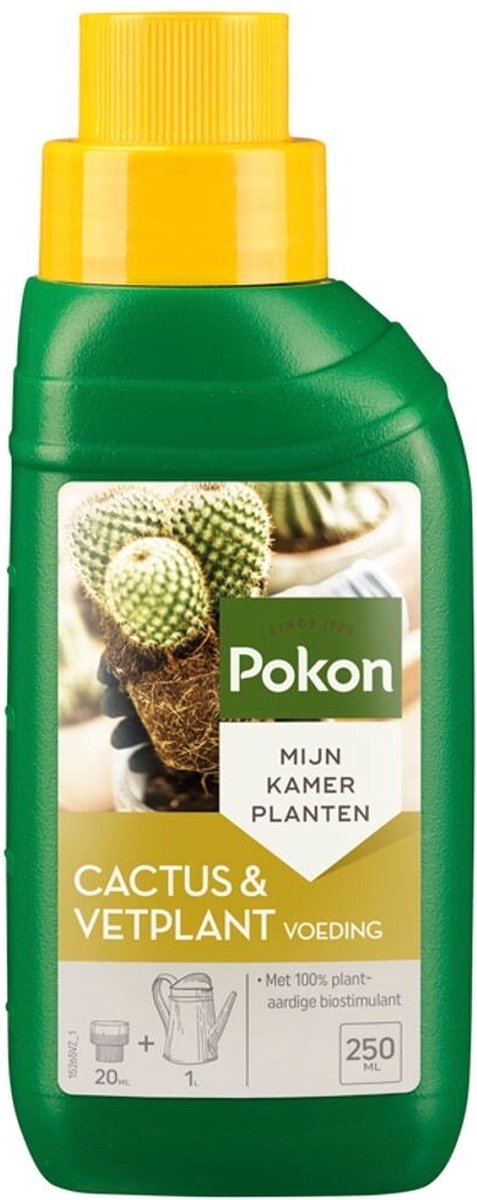 Pokon Cactus & Vetplant voeding - 250ml - Plantenvoeding - 20ml per 1L water - Garden Select