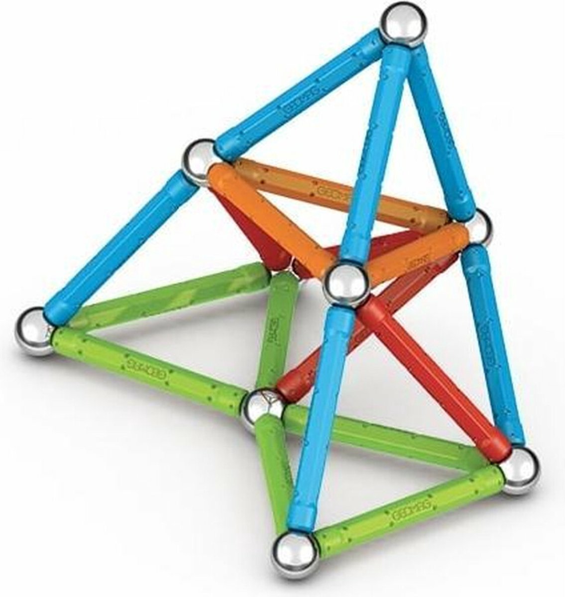 Geomag MagiCube Super Color Recycled - Magnetische Bouwblokken met Kleuraccenten - 42-delig - Vanaf 5 jaar — afbeelding 8