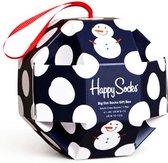 Happy Socks - Sokken - 1-Pack Big Dot Snowman Gift Box - Maat 41-46