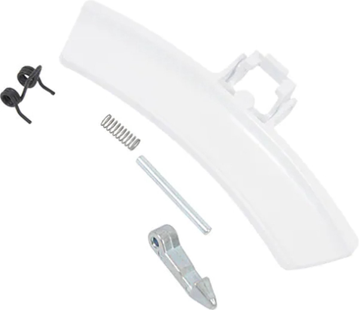 Deurgreep Set compleet - geschikt voor AEG types T65772, T5127, EDP2074 - wit