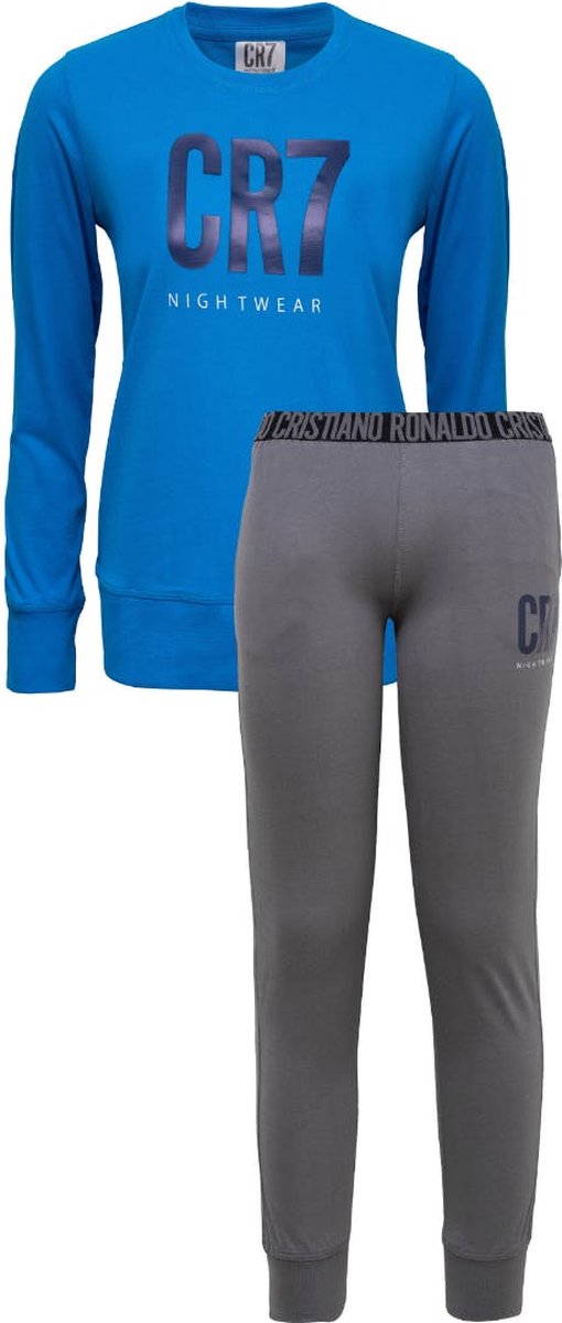 CR7 Pyjama lange broek - Blauw-Grijs - 8770-42-4008 - 110 - Mannen