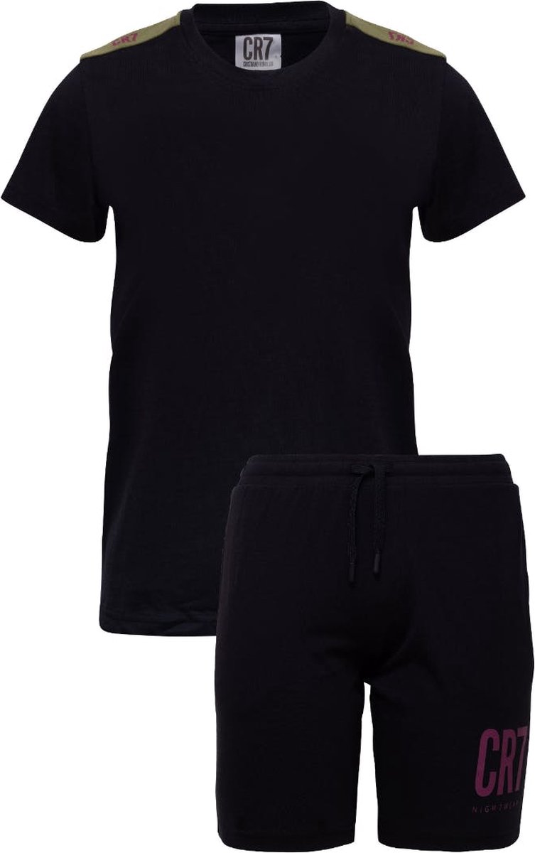 CR7 Pyjama korte broek - 914 Black - maat 110/116 (110-116) - Jongens Kinderen - 100% katoen- 8770-41-914-110-116