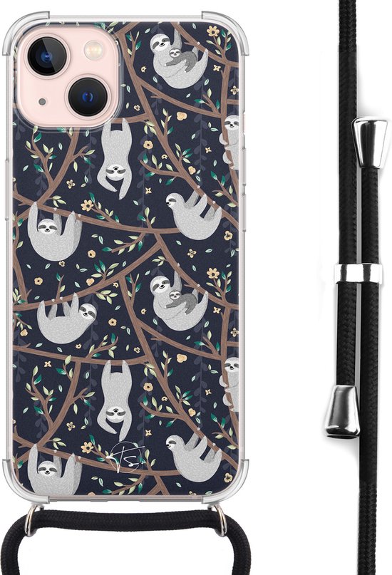 Yoedge Aesthetisch beschermhoesje met koord voor iPhone 14/iPhone 13 6