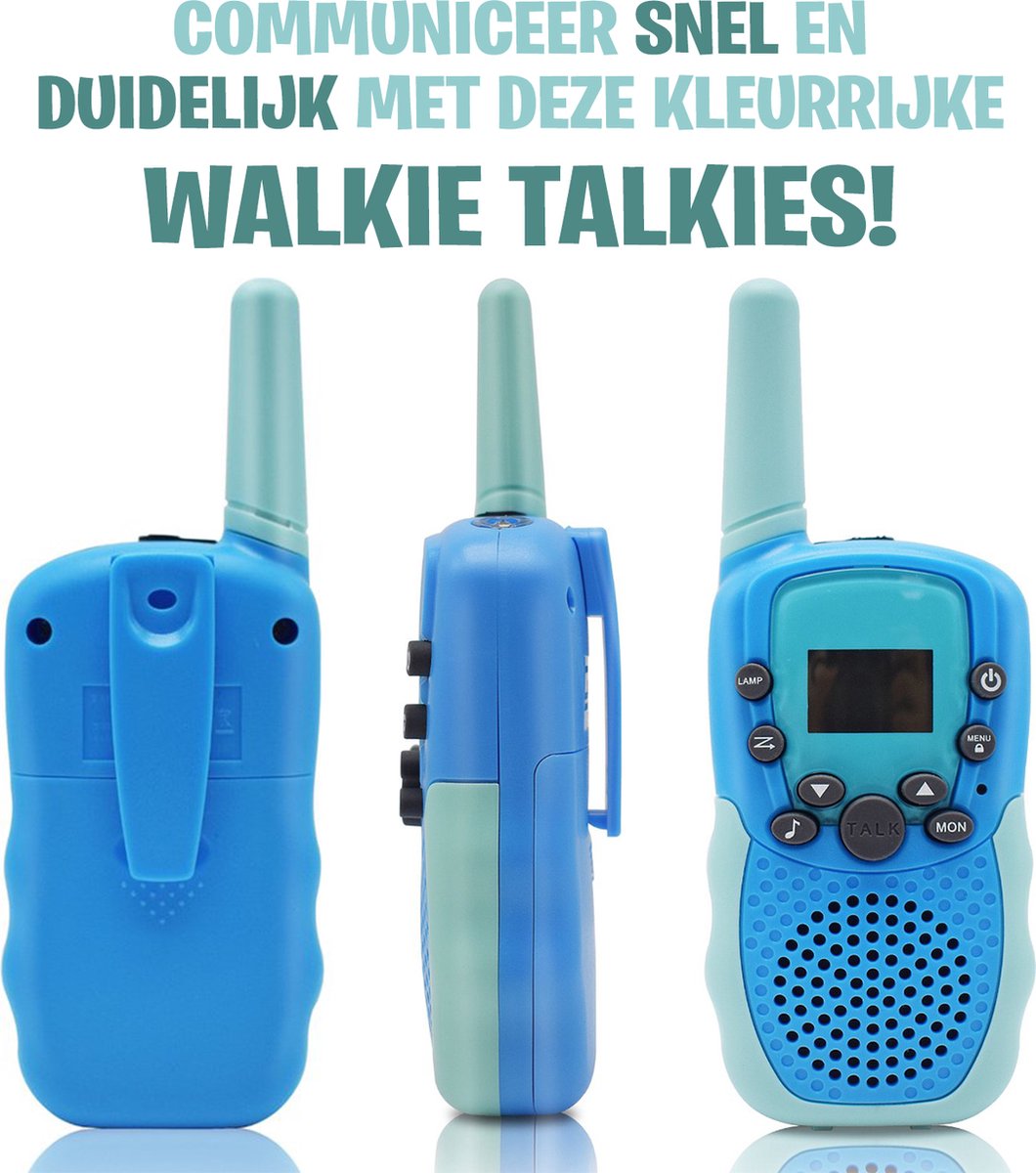 Talkie Walkie rechargeables BUKI - noir, Jouet