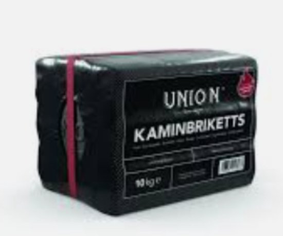 Briquettes de lignite UNION en sac (18 pièces), 10 kg