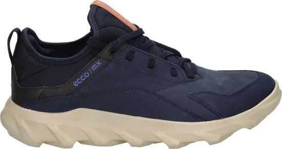 Ecco Mx M Sneakers blauw Textiel - Maat 43