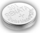 Renata 301 / SR43SW zilveroxide knoopcel horlogebatterij 1 (een) stuks