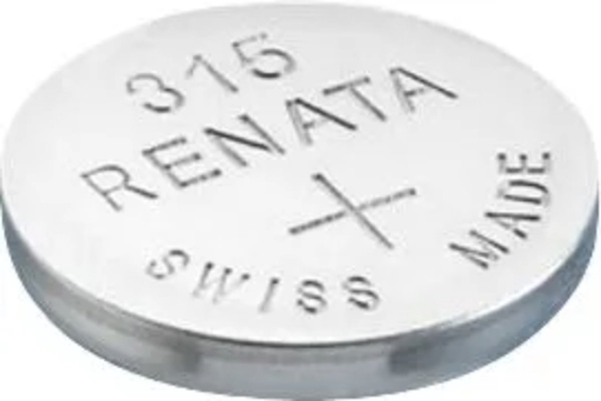 Renata 315 / SR716SW zilveroxide knoopcel horlogebatterij 2 (twee) stuks
