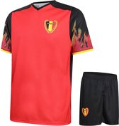Belgique Football Kit Domicile - 2022-2024 - Football Kit Enfants - Garçons et Filles - Adultes - Hommes et Femmes-128