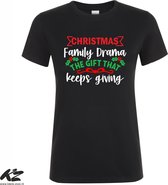 Klere-Zooi - Christmas Family Drama - Dames T-Shirt - XXL