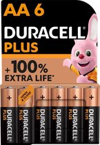 Duracell Plus Alkaline AA batterijen - 6 stuks