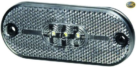 Hella Positielicht 84x84mm 12/24V helder | 2PF 003 014-071