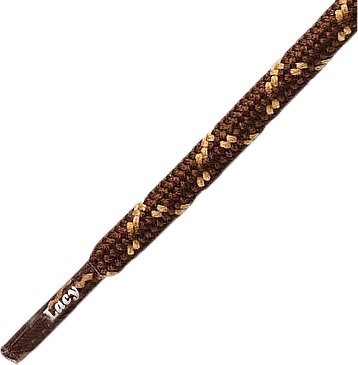 schoenveters Hikies - dark brown/light brown- 120 cm lang en 4.5mm dik