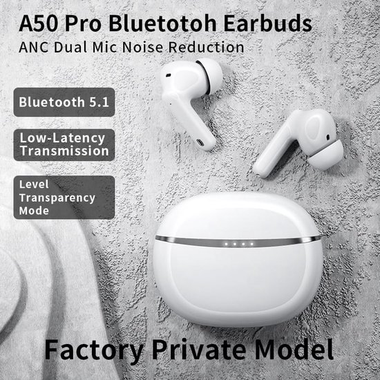 A50 Pro Air - Écouteurs - In- Ear Pods - Écouteurs sans fil adaptés pour  Apple et... | bol.com