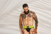 Body Pleasure Neon Groen Strakke Jockstrap - Heren Onderbroek - Size Small
