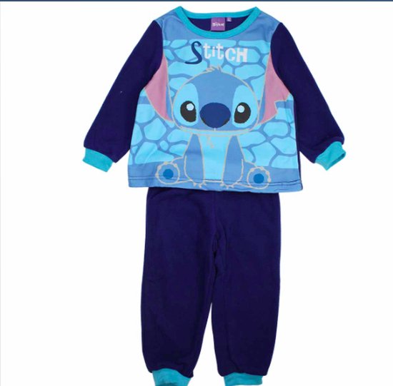 Lilo en Stitch fleece pyjama Maat 98 / 3 jaar | bol.com